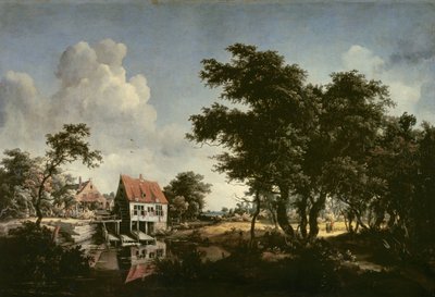 The Water Mills by Meindert Hobbema